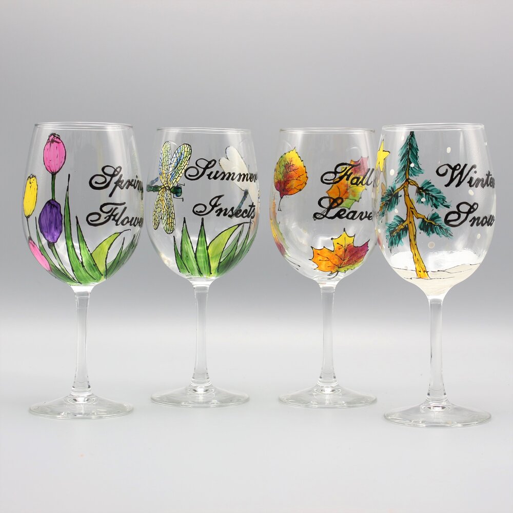 4 Seasons Wine Glasses