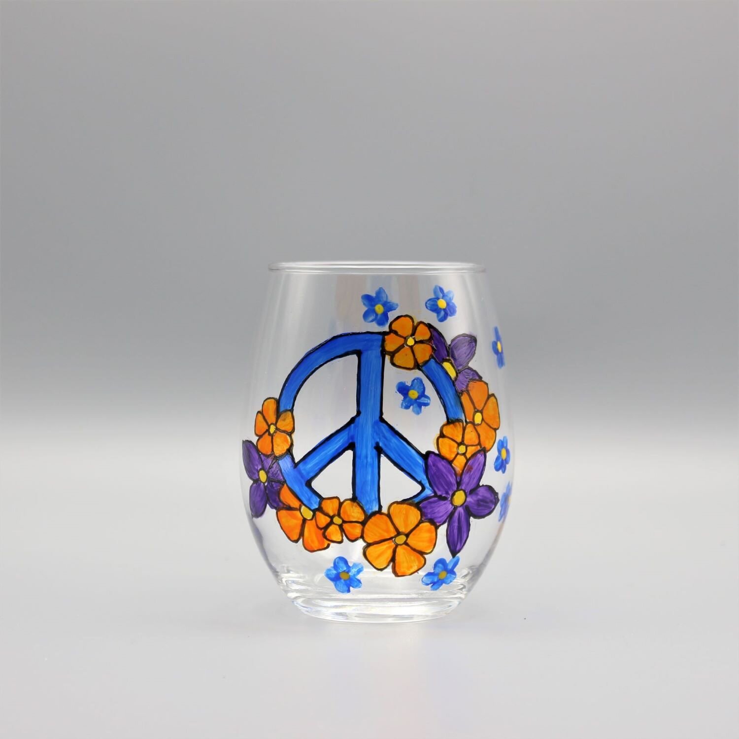 peace_sign_stemless_wine_glass_blue
