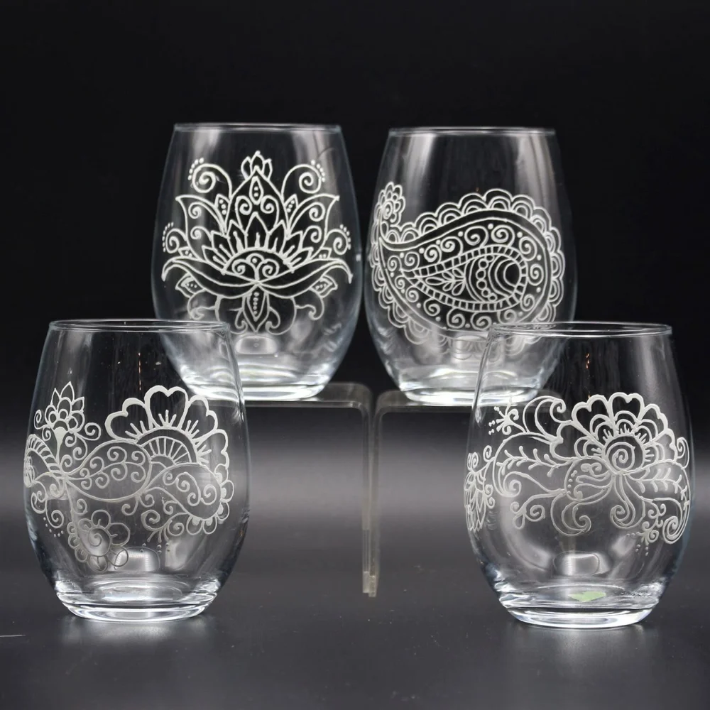 admiral art deco tumblers Gatsby Tumblers Set of 2 main image 0