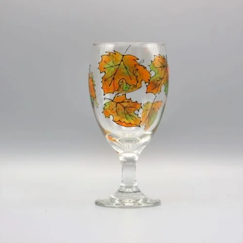maple_leaves_goblet_glass