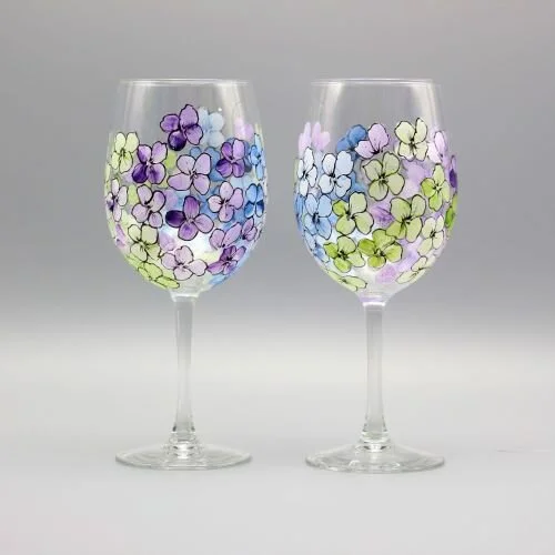 hydrangea_wine_glasses