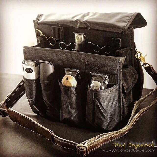 D U A L | Sides &bull;The OB CarryAllBag Bag 💼 
The name says it all,
:This heat♨️ resistant bag is ideal for storing all of your grooming needs such as clippers, combs, brushes, shears, sprays and blow dryers just to name a few! 
keeping you Organi