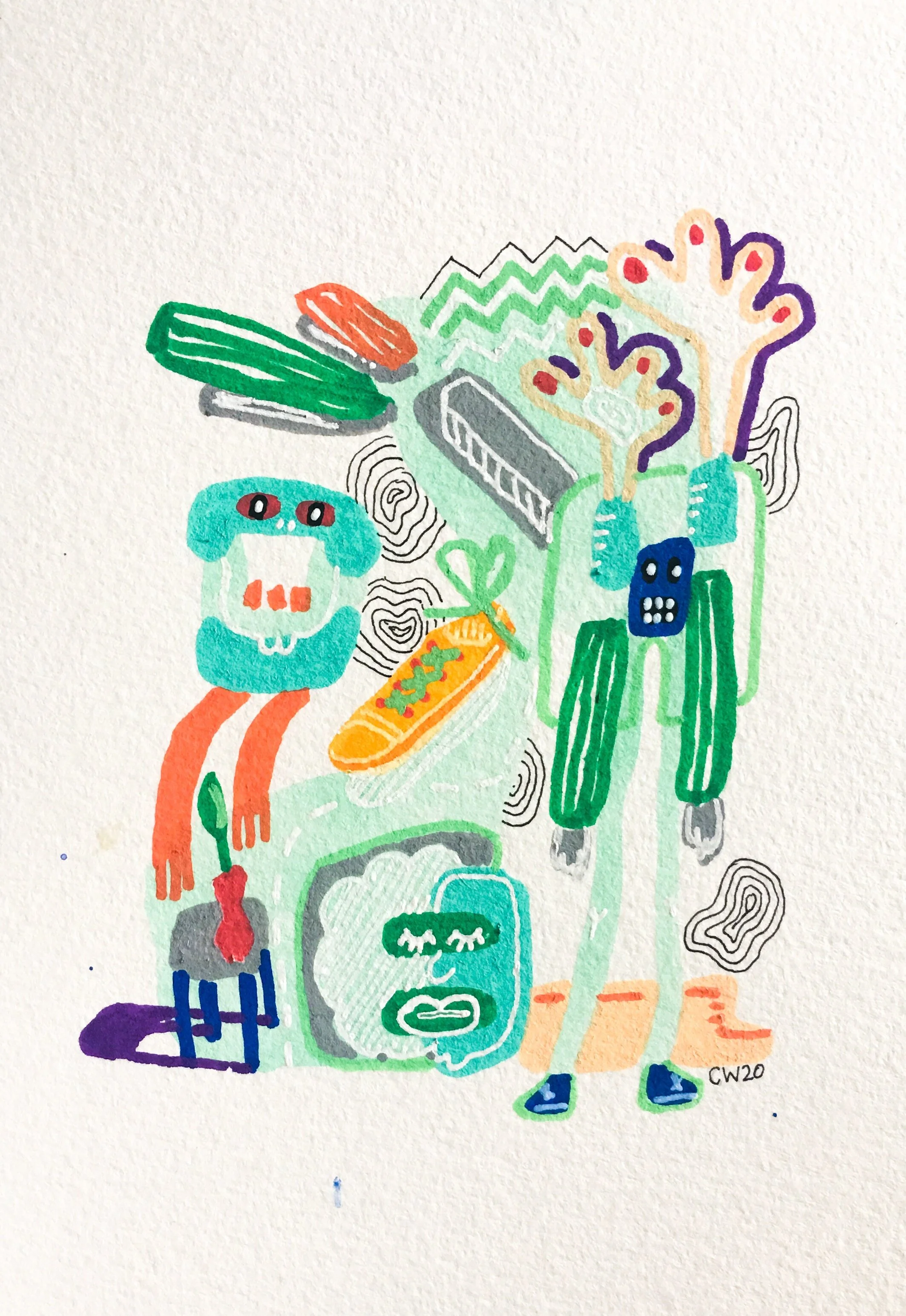 "Telephone hands" 10/100