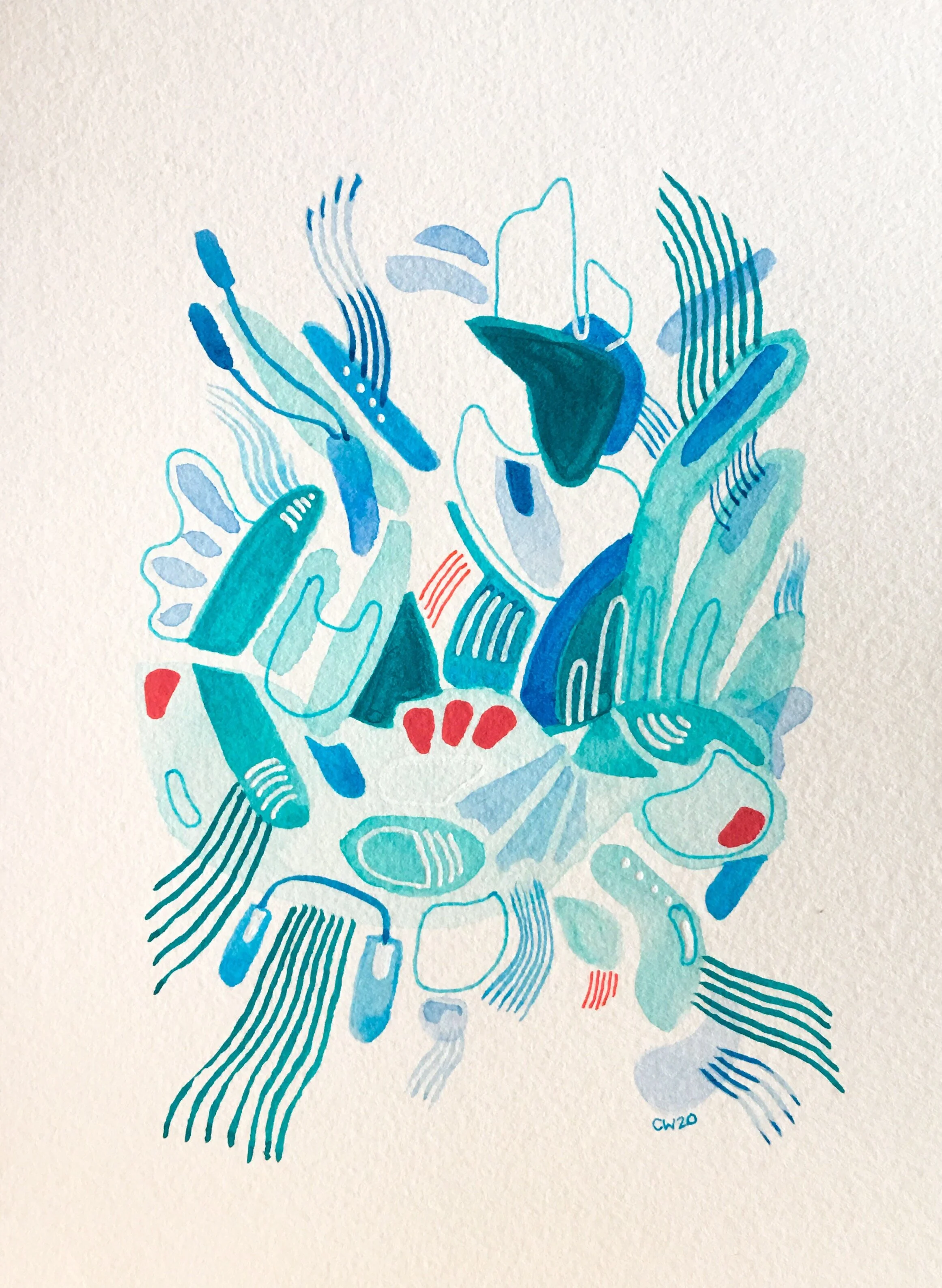 "Blue Crystal Palace" 18/100 