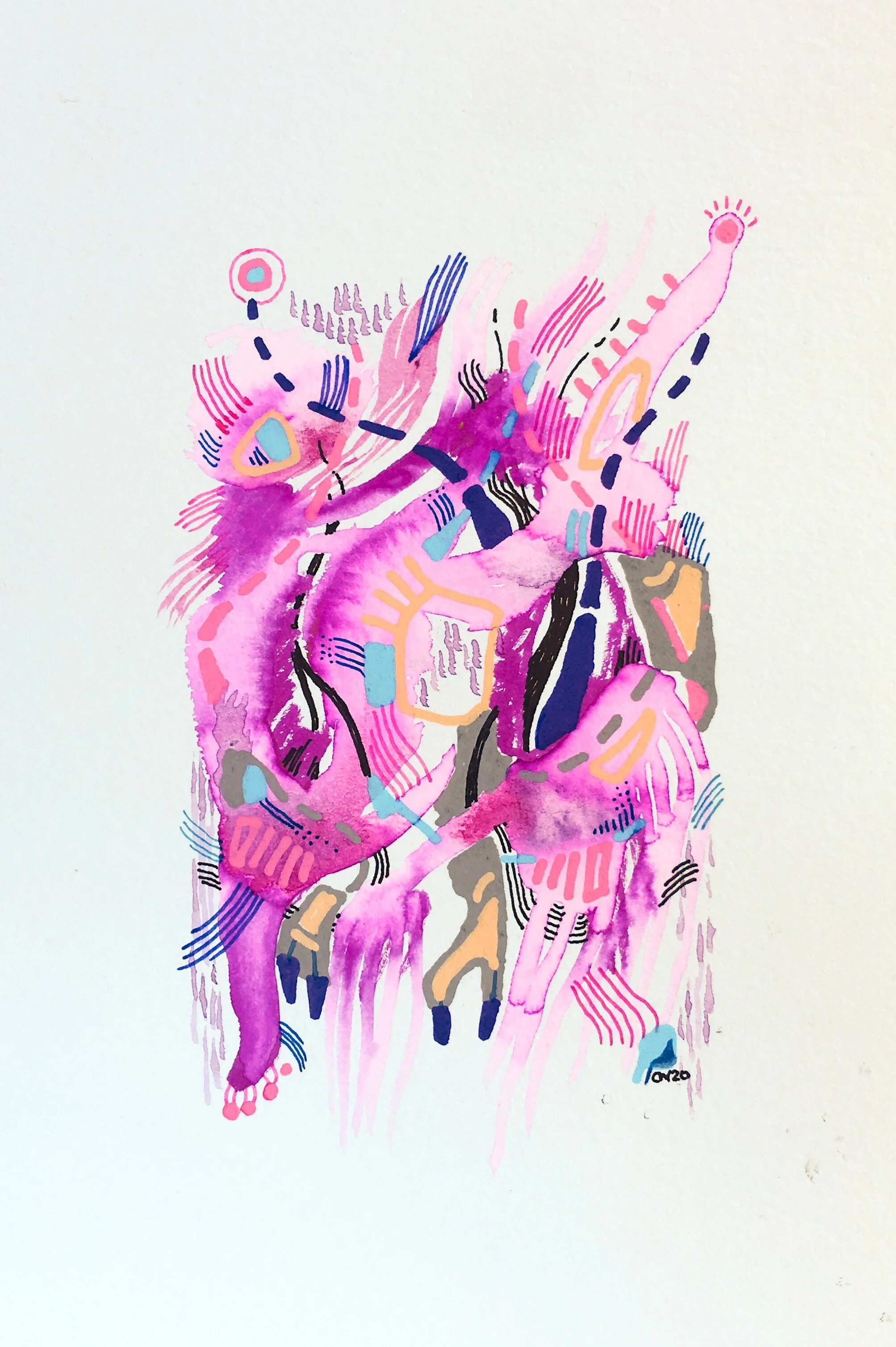 "Pink Circus Peanut" 21/100