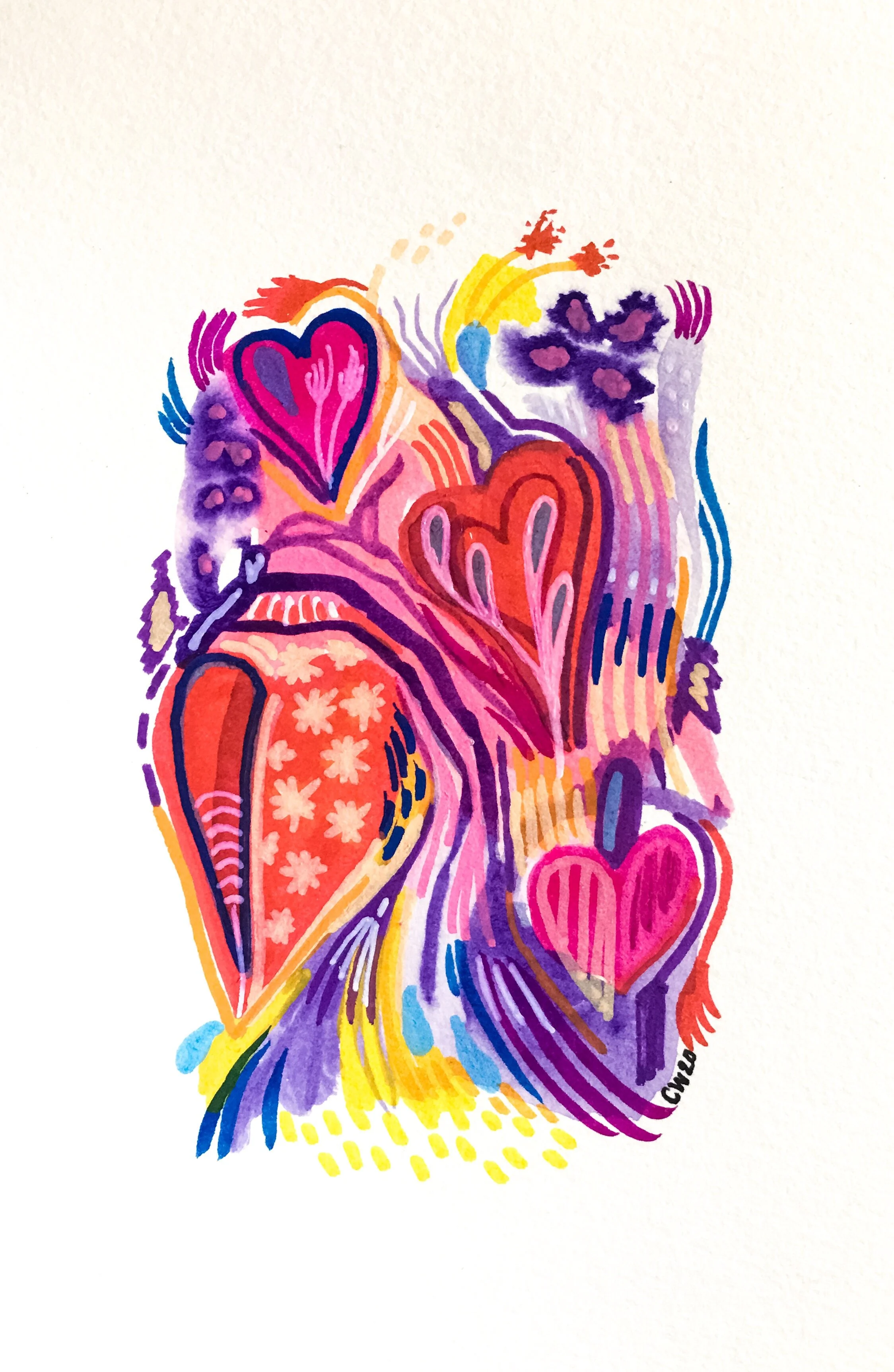 "Hearts in Motion" 5/100