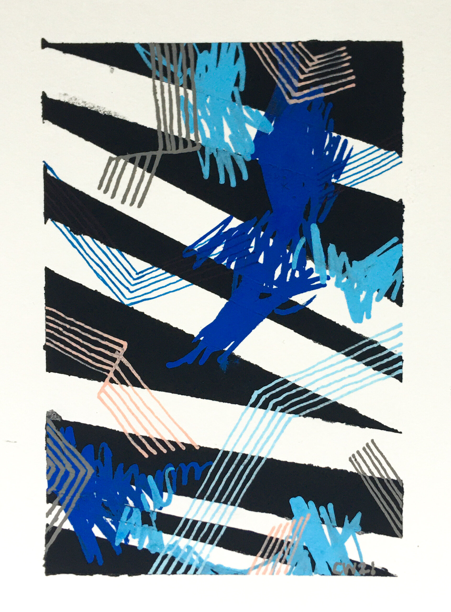 "Scat in Blue" 81/100