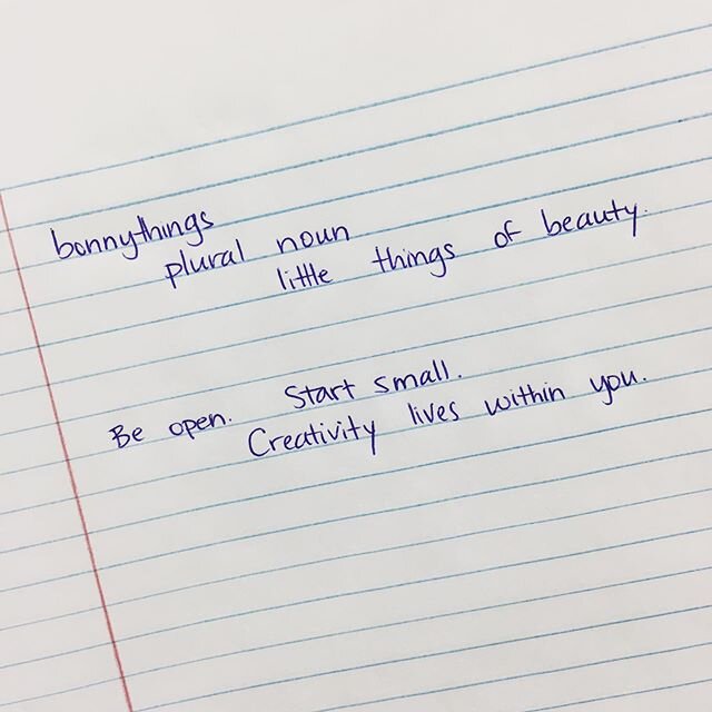 Little things of beauty. We are all capable of reaching into our well of creative energy (however deeply buried) and creating little things of beauty. Every single one of us ❤️