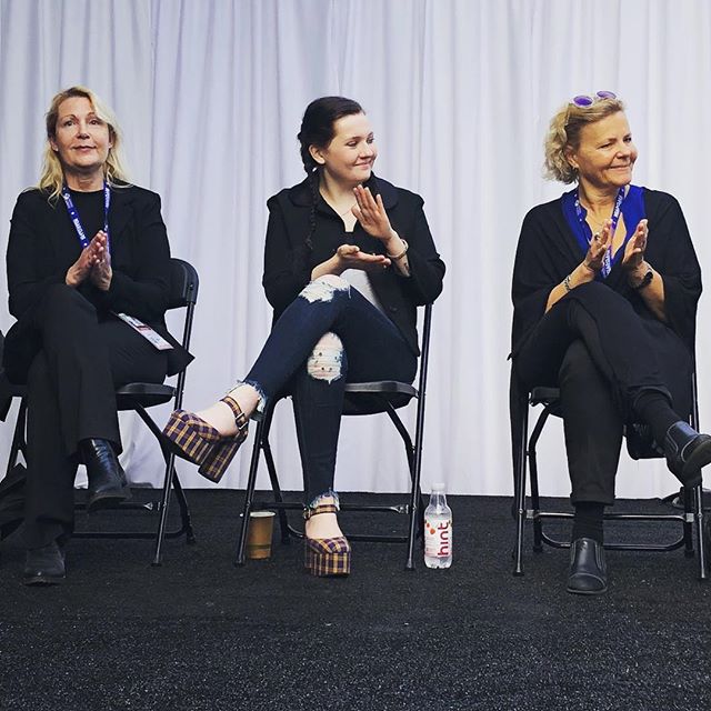 This weekend was the 21st Annual @sonomafilmfest where Sophie attended a panel discussion inspired by the 50/50x2020 movement to create gender-balanced leadership in all orgs by 2020. 
The panel featured actress Abigail Breslin AKA Little Miss Sunshi