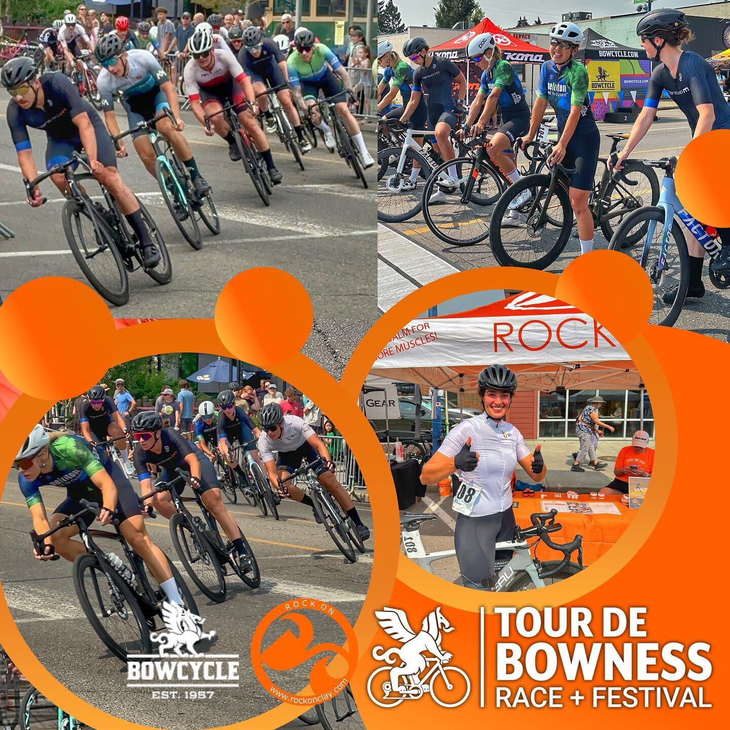 What a fun day @tourdebowness @tourdebowness.streetfest @bowcyclesports @mainstreet.bowness.bia @lolofrizzman @stokedoats We had a blast! You raced hard, now it&rsquo;s time to recover!😀🚴🍊👊💥#rockon #athleticbalm #soarnotsore #recover #athletes #