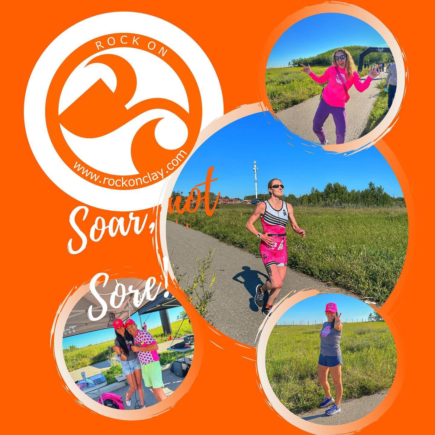 Great event this morning @triitmultisport @wildrosewomensevents @rnrpremierevents @maillot_homes @madifastpants 😀🍊🏊🚴🏃#triathlon #rockonclay #rockon #athleticbalm #soarnotsore @1rosepetals @richelle_love #awesomesauce #getsome #recovery #clay #mu