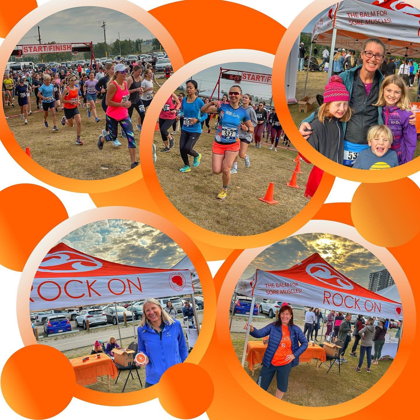 Beautiful morning @calgaryroadrunners #10k #5k #cwr Looking snappy out there. Now time to recover!😀🏃🍊#rockon #athleticbalm #soarnotsore #liferocks #muscles #recovery #running #clay #antiinflammatory #yyc #liveorange