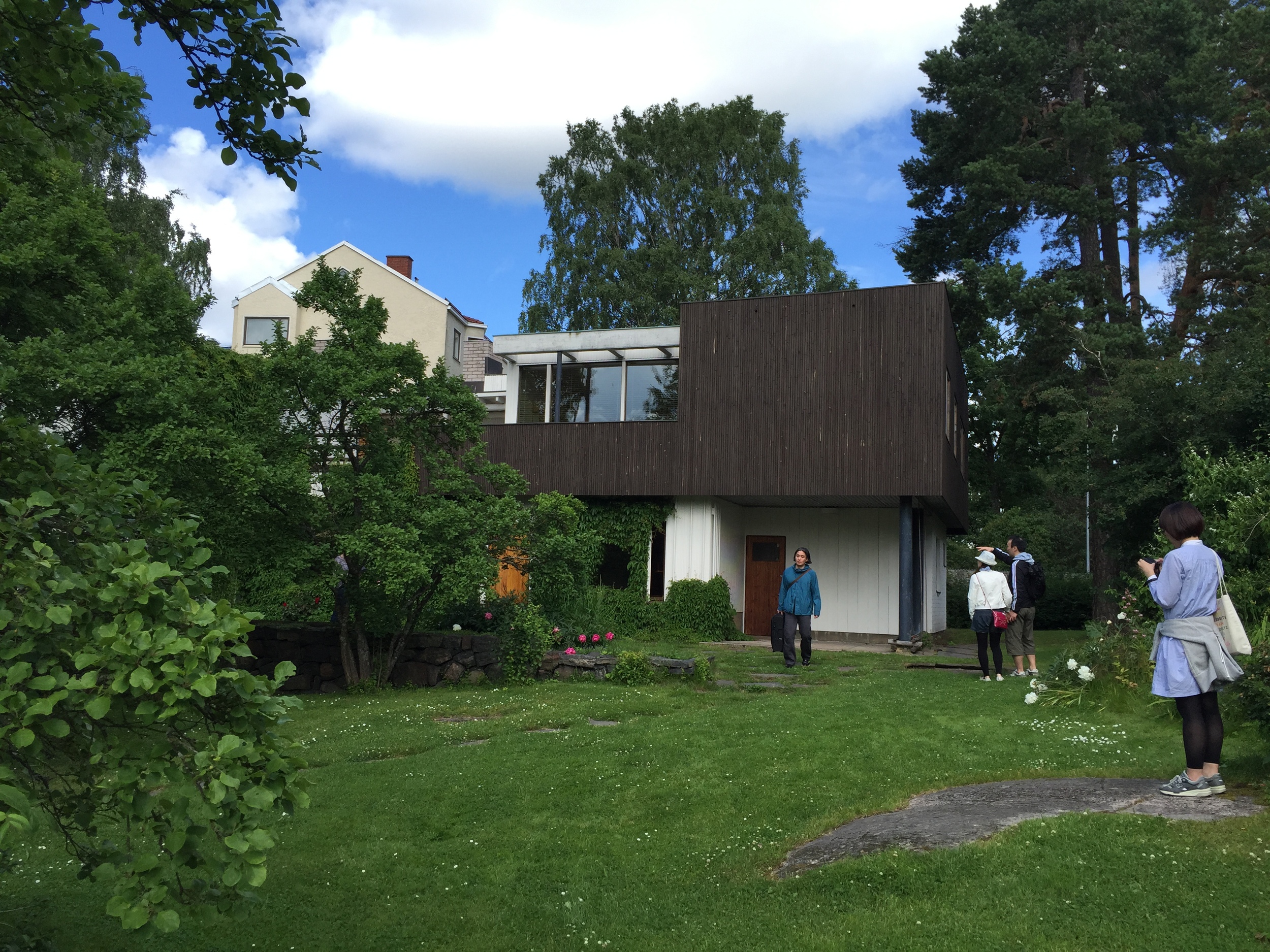 South/rear facade / Aalto House / 11 July 2015