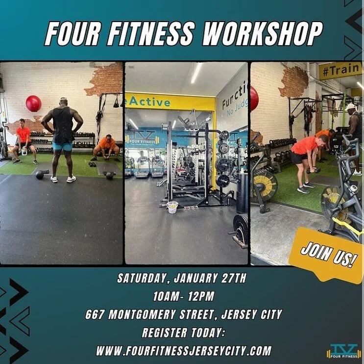 🏋🏾&zwj;♀️Elevate your fitness journey with Four Fitness! Don&rsquo;t miss their free workshop tomorrow from 10am to 12pm at 667 Montgomery St. Whether you&rsquo;re on a mission for weight loss, muscle building, or rediscovering your athletic prowes