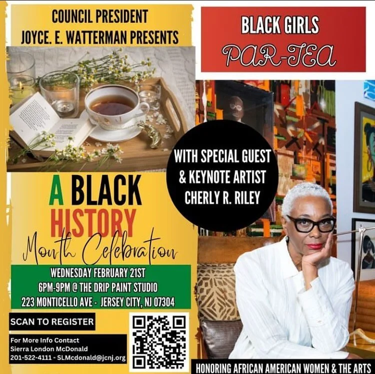 Join Council President Watterman for a special Black History Month Celebration honoring African American women and the arts at Black Girls Par-Tea! 🎨✨ Featuring keynote artist Cheryl R. Riley, this empowering evening of art and inspiration is not to