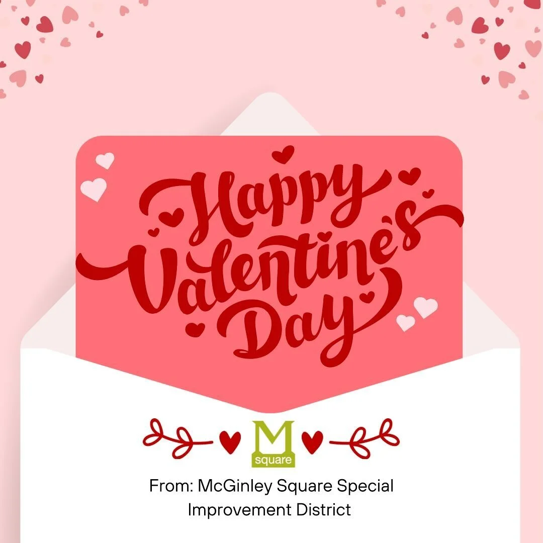 Happy Valentine&rsquo;s Day from McGinley Square! 💕 Spread love and support local businesses this Valentine&rsquo;s Day. Click the link in bio for a full list of businesses in McGinley Square! #HeartOfJerseyCity #JerseyCity #ValentinesDay #McGinleyS