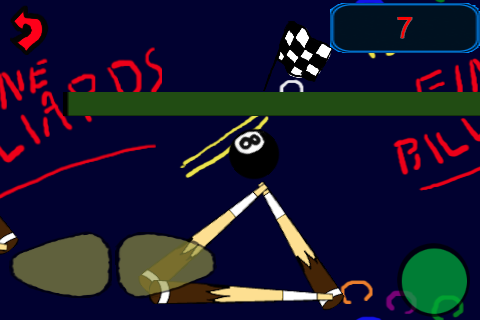 2. Their objective was to reach the ending flag before time ran out.