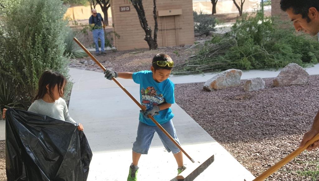 Cleanup at DM-Johnny, Maddux, and Molly Fajardo.jpg