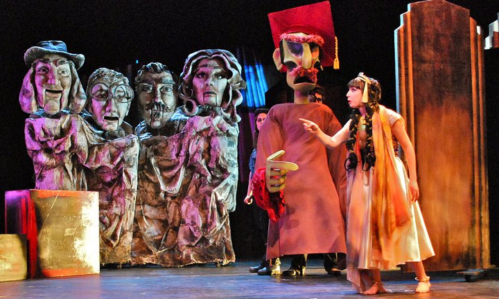  Premiere of Joseph Therian's puppetry adaptation of  A Dream Play  