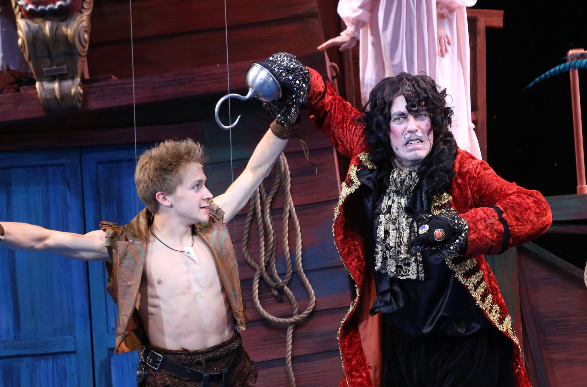  Terrence Mann and Riley Costello in  Peter Pan The Musical.  