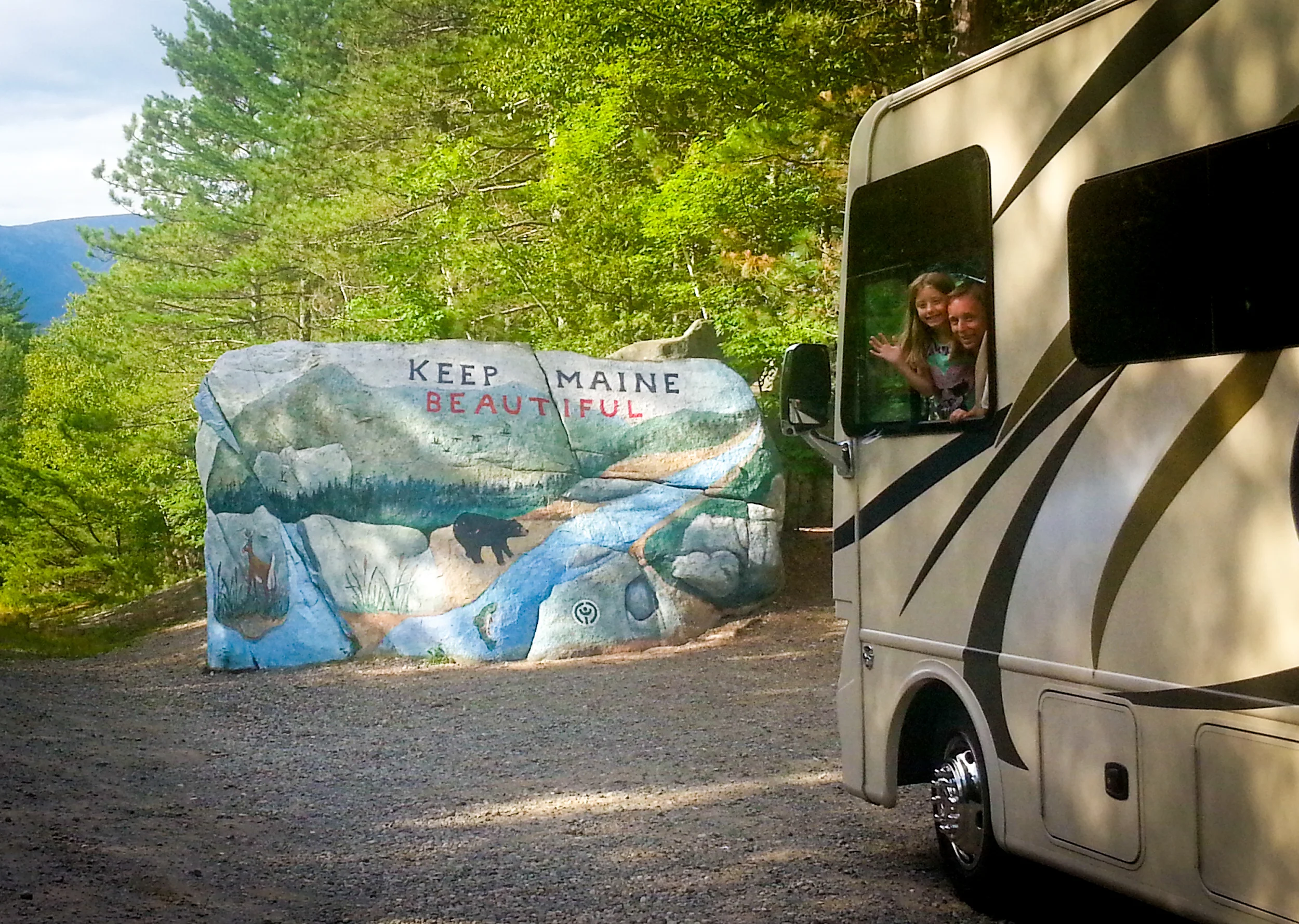 "Keep Maine Beautiful" as it is indeed a beautiful state!