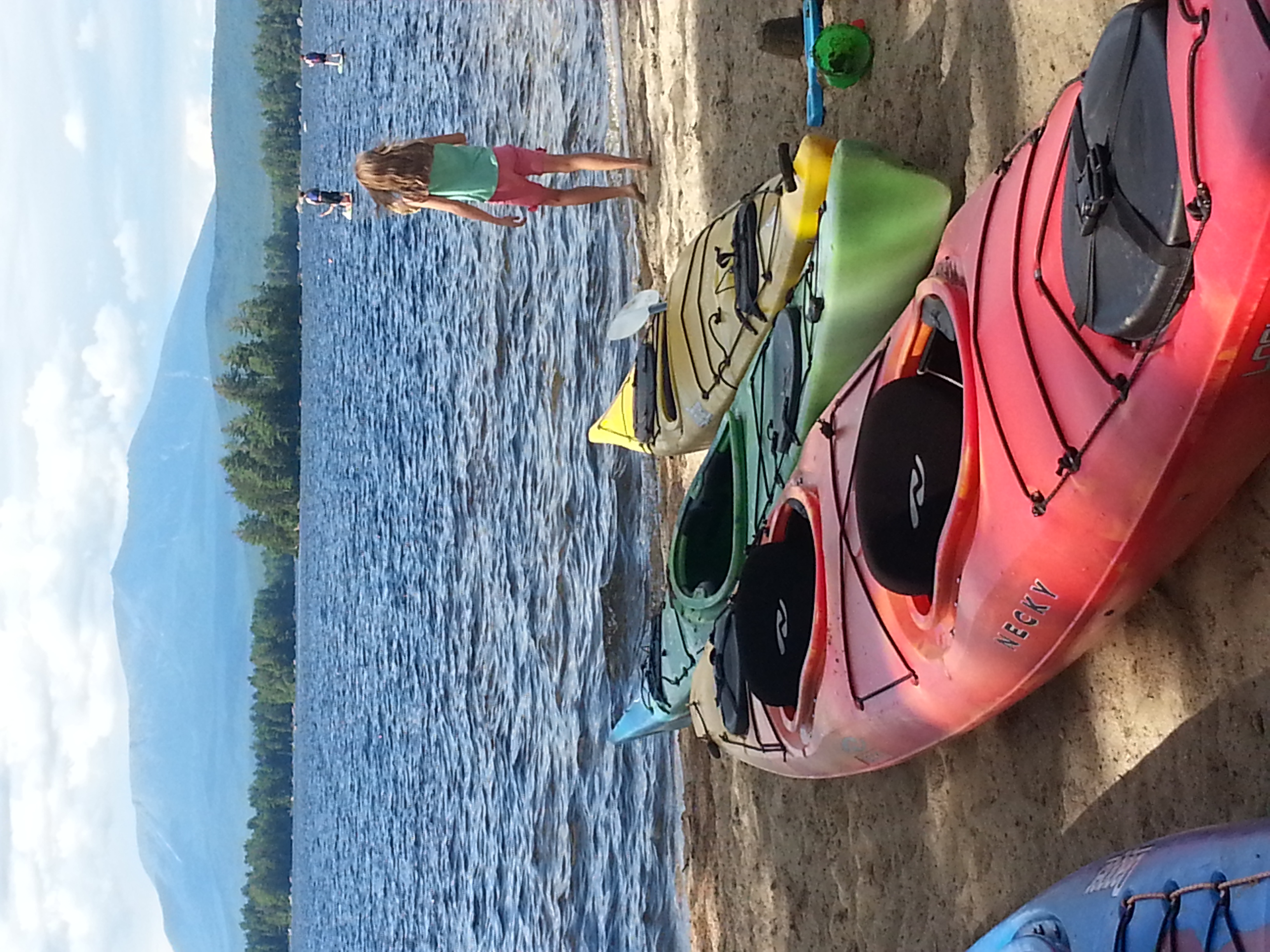 We ate lunch just up from this view! Lake Millinocket with Mt. Katahdin in the background. Breathtaking!