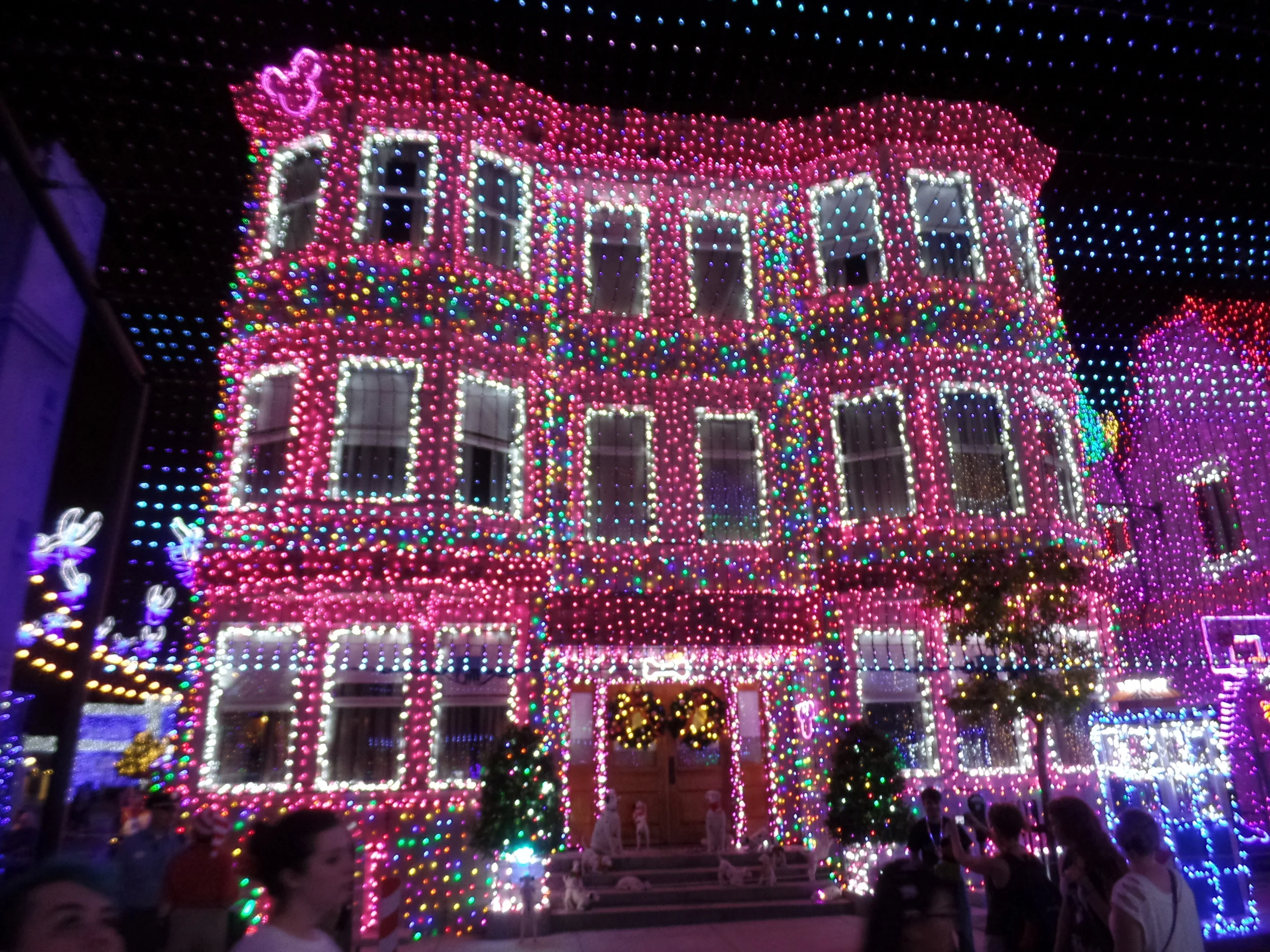 A pink house and a pink hidden Mickey!