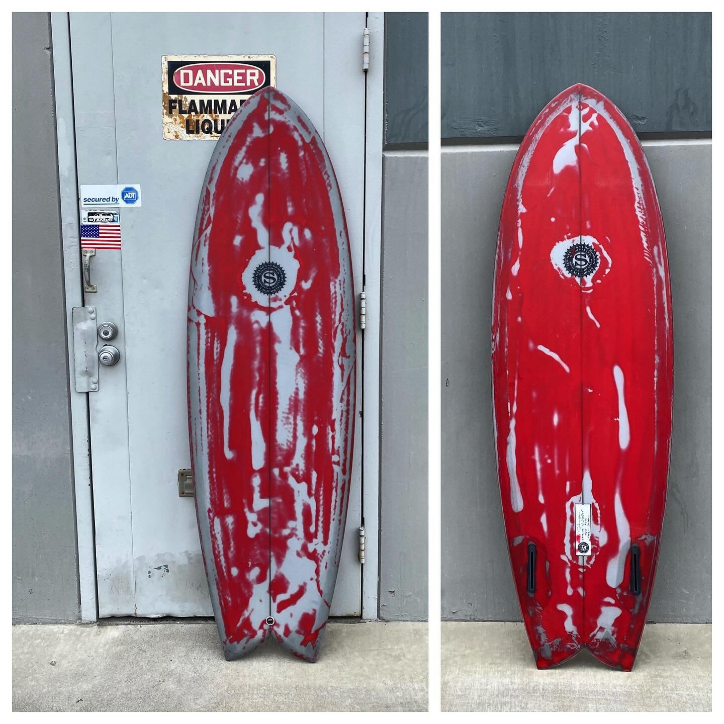 :: fishy friday with the funky faux patina finish :: TKF at 5&rsquo;10&rdquo; x 21 1/2&rdquo; x 3&rdquo; ::