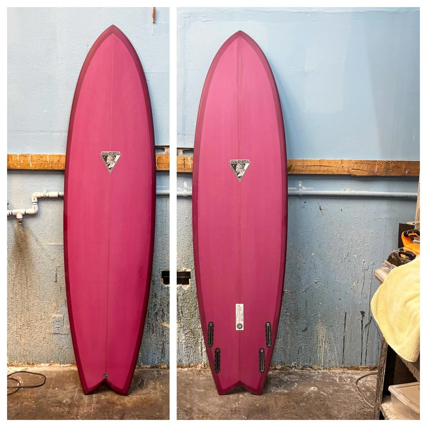 :: another fishy friday :: Long&bull;Division 6&rsquo;10&rdquo; x 21 1/4&rdquo; x 2 3/4&rdquo; at a fine 45.2L foil :: resin tint :: Futures quad :: silky sanded matte finish :: 🐟➗ ::