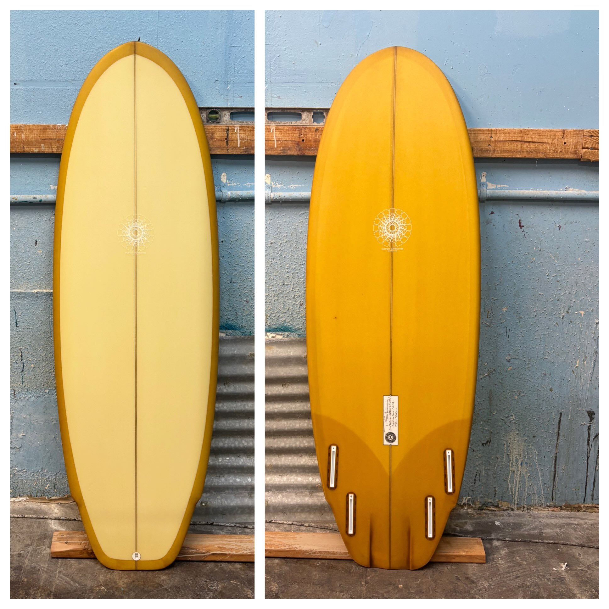:: what&rsquo;s for Lunchy? :: Bento Box :: 5&rsquo;4&rdquo; x 21&rdquo; x 2 1/2&rdquo; at 32.5L :: Futures quad with an inset &lsquo;slot channel&rsquo; for some added &lsquo;rocker&rsquo; and &lsquo;grip&rsquo; off the tail :: 🍱🍱 ::