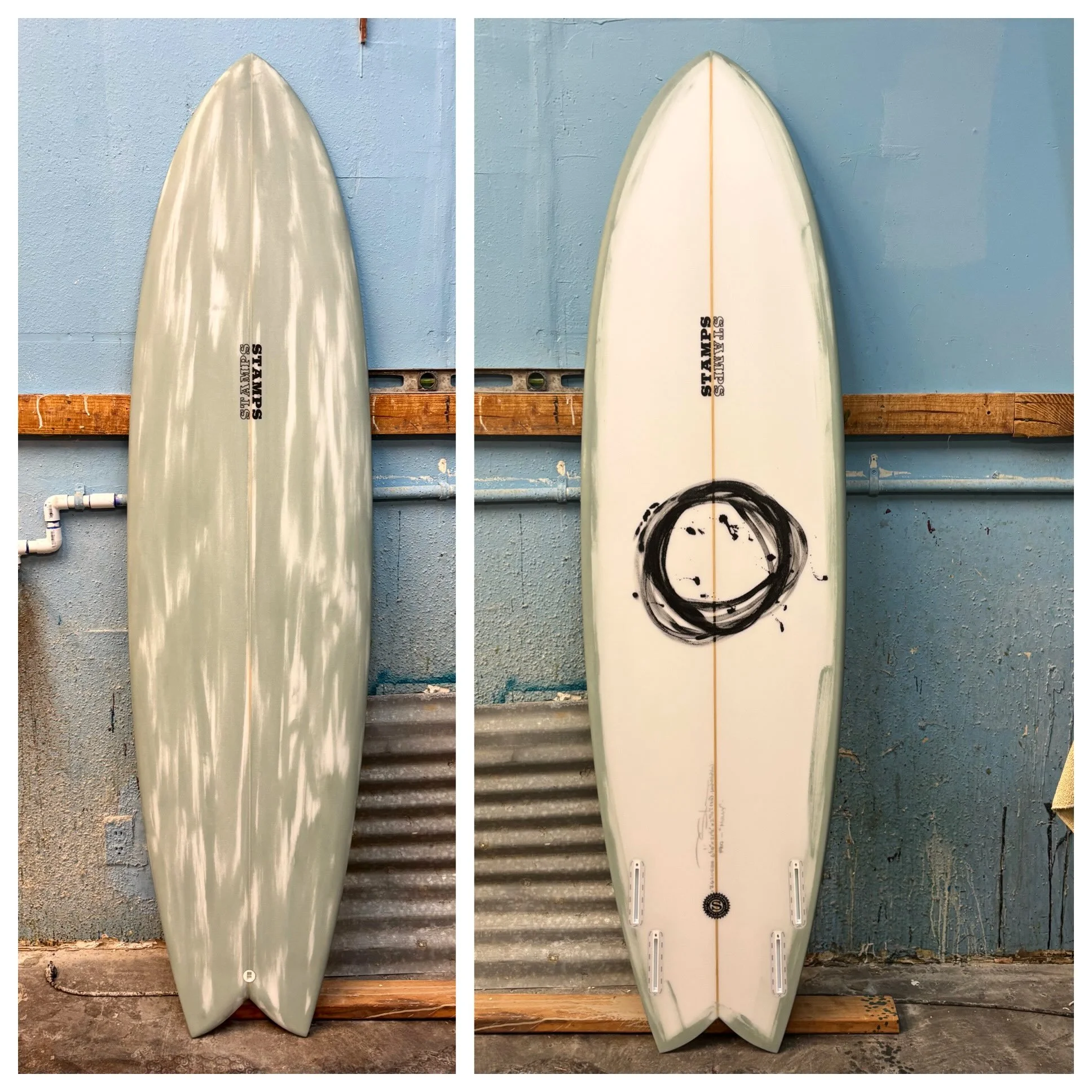 :: friday&rsquo;s fish :: Quantum Long&bull;Division :: 6&rsquo;10&rdquo;  x  21 1/2&rdquo;  x  2 9/16&rdquo; :: finely friday foiled at 44.4L :: 🦅 ::