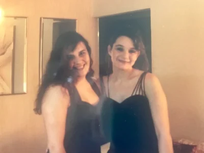 The Jens first High School Homecoming together. 