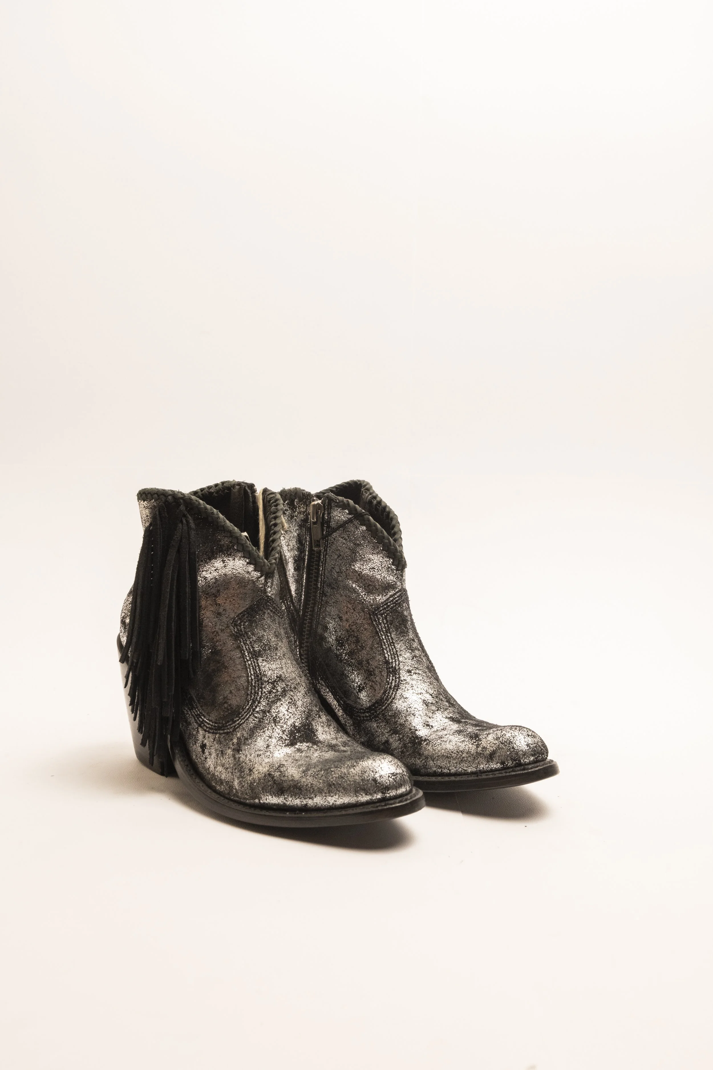 BOTIN CHLOE GAMUZA CRACK NEGRO 320
