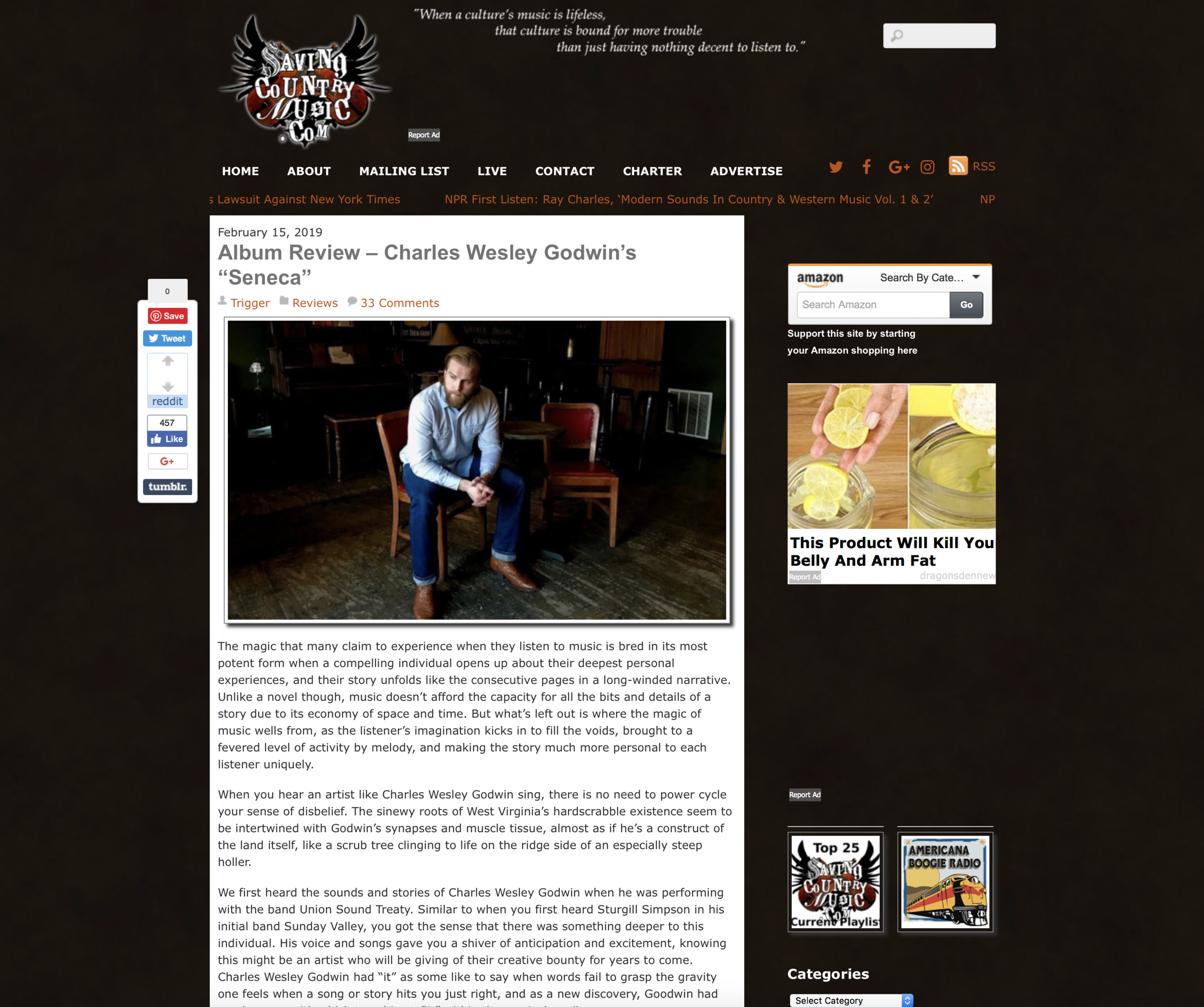 Saving Country Music Album Review