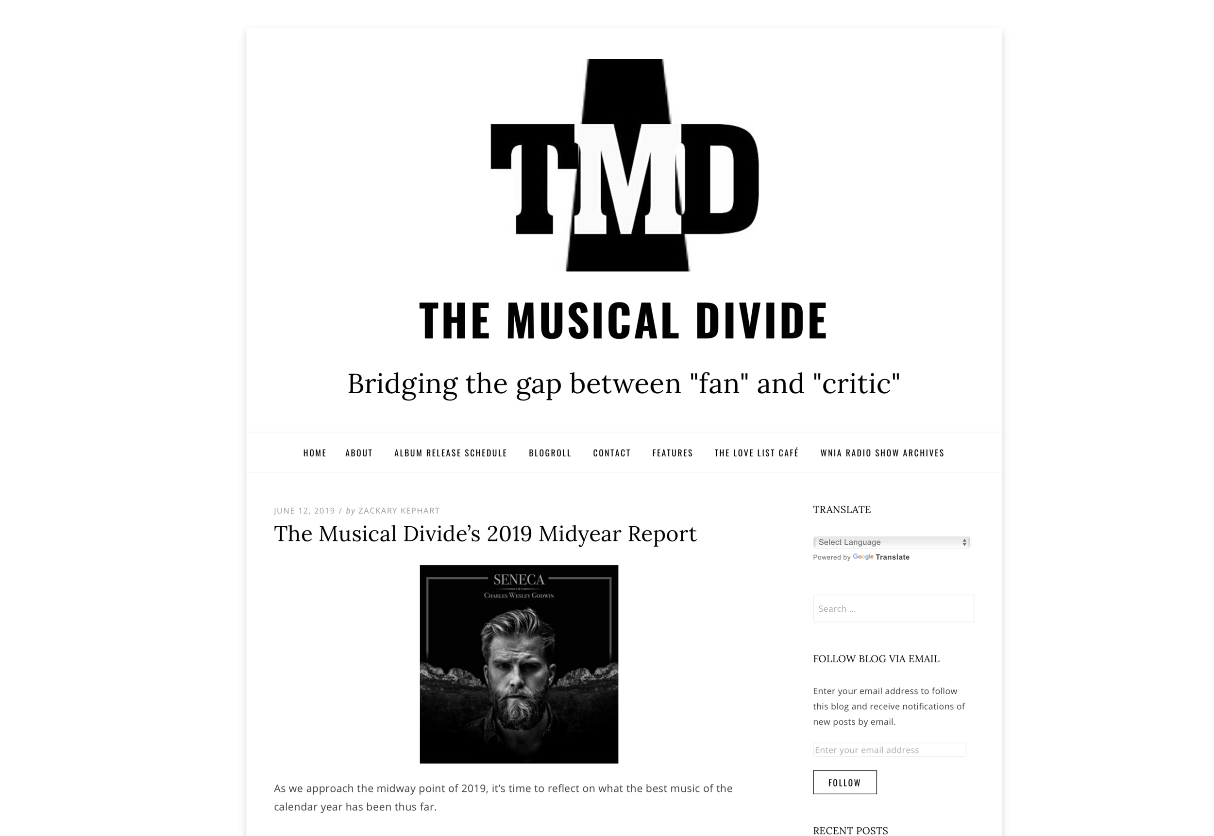 The Musical Divide Feature