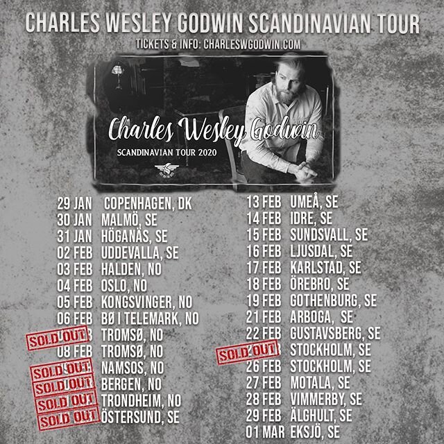 Thank you, Scandinavia! The tour has been off to a great start! Excited for this next stretch of shows in Sweden 🇸🇪
Be sure to sign up for my newsletter (linked in bio) so I don't miss you next time around!
#scandinaviantour #ontour #seneca #charle