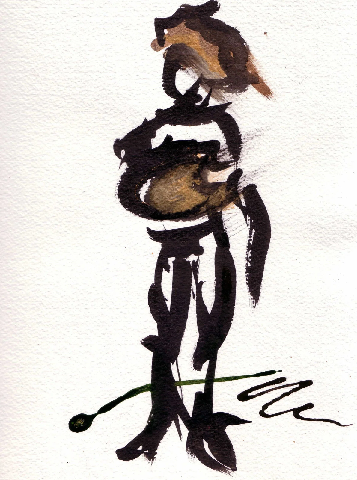 untitled, acrylic and India ink, 2005