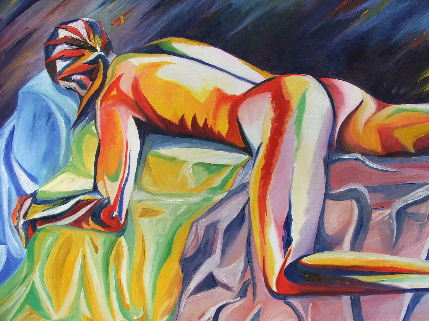 untitled (nude study), oil on canvas, 2004