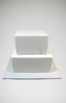 2 Tiers Square Cake