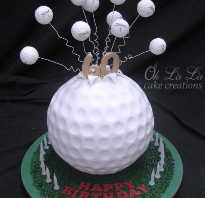 Golf Ball Cake Balls  Golf cake, Golf ball cake, Cake balls