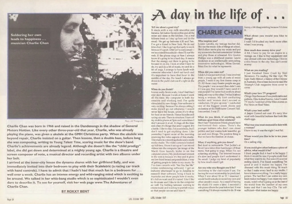 Charlie Chan Composer | Lesbians on the loose