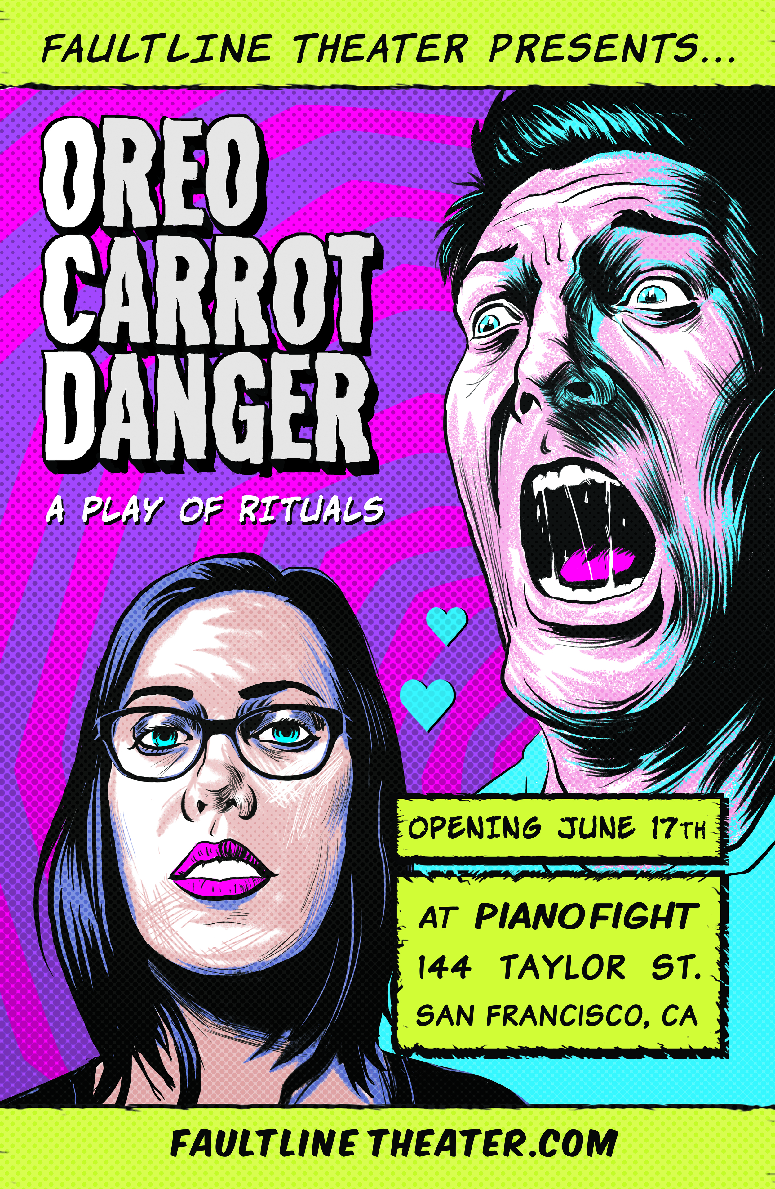 Oreo Carrot Danger; a play of rituals