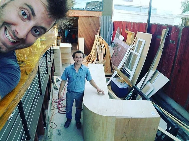 we found them! #wheretheboysare #setbuilding #backyardoffice