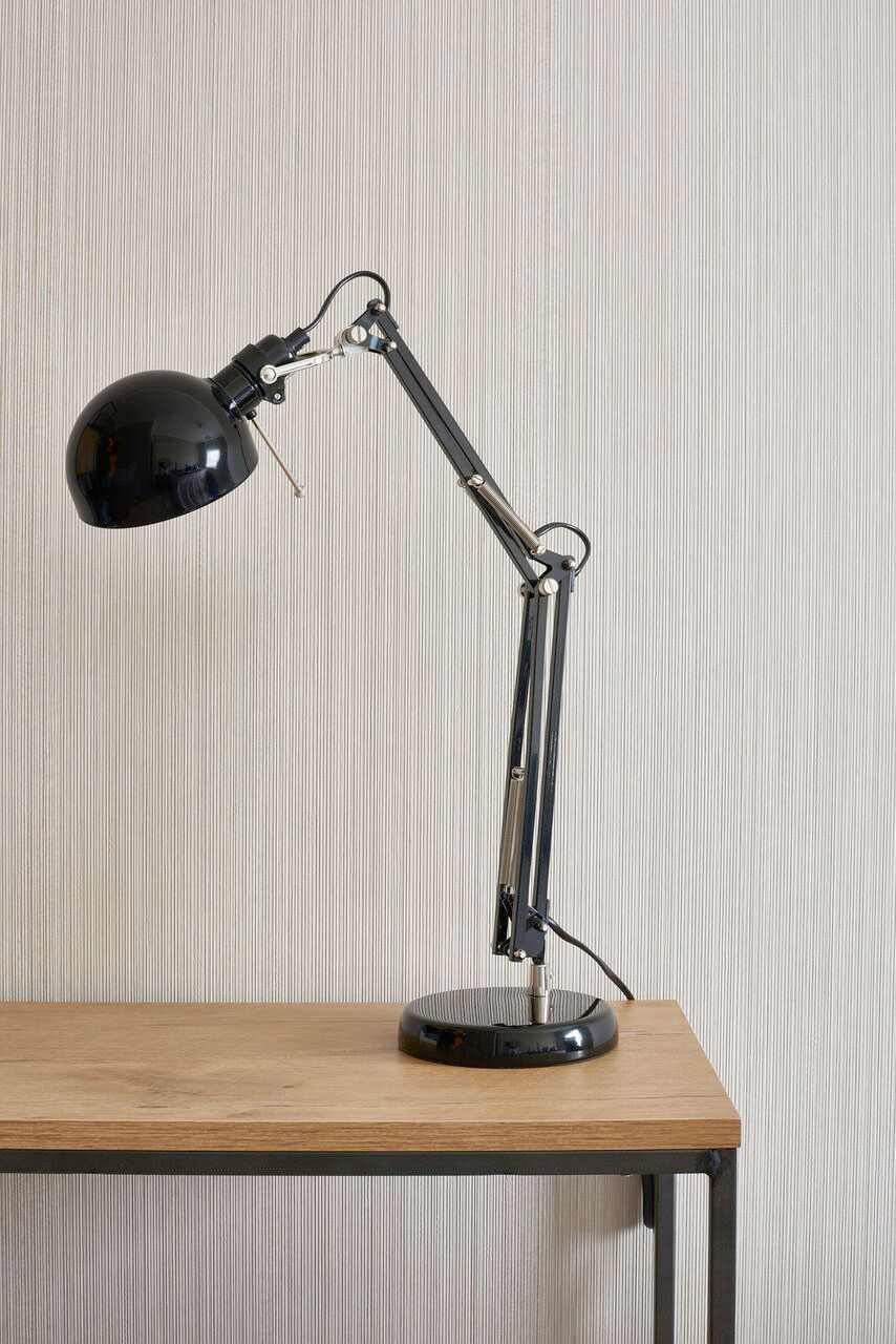 Desk / Integrated desk with iconic swing-arm lamp.
