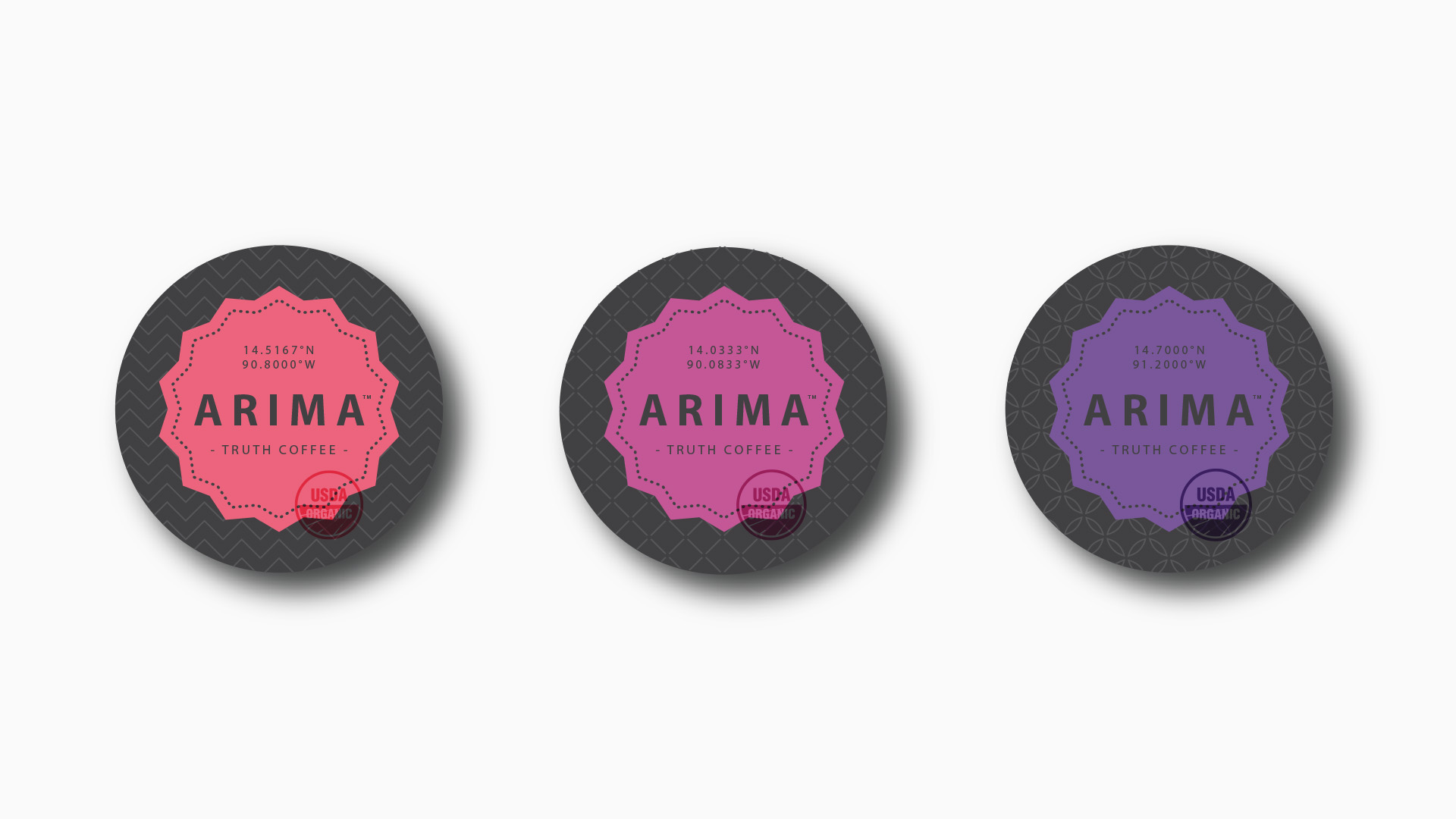 Arima / Packaging design line-up.