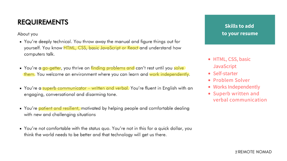 The Top 3 Ways To Make Your Resume Stand Out When Applying To Remote Jobs The Remote Nomad