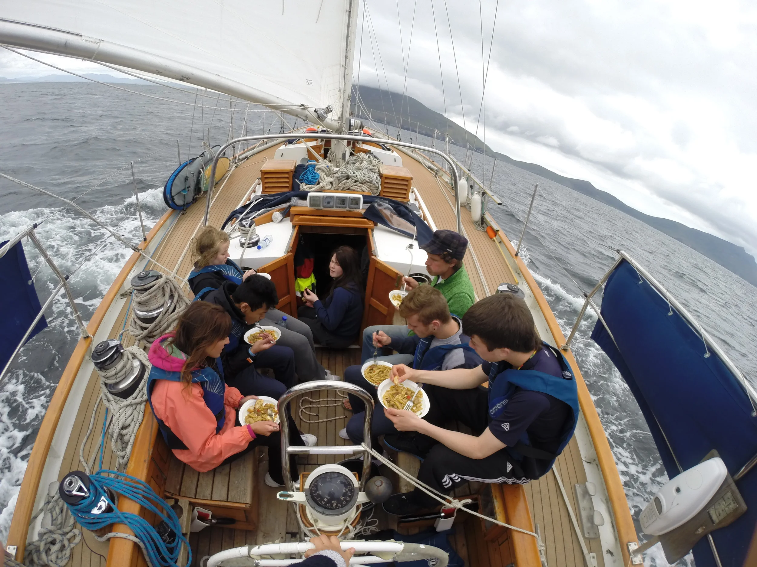 Lunch on the move