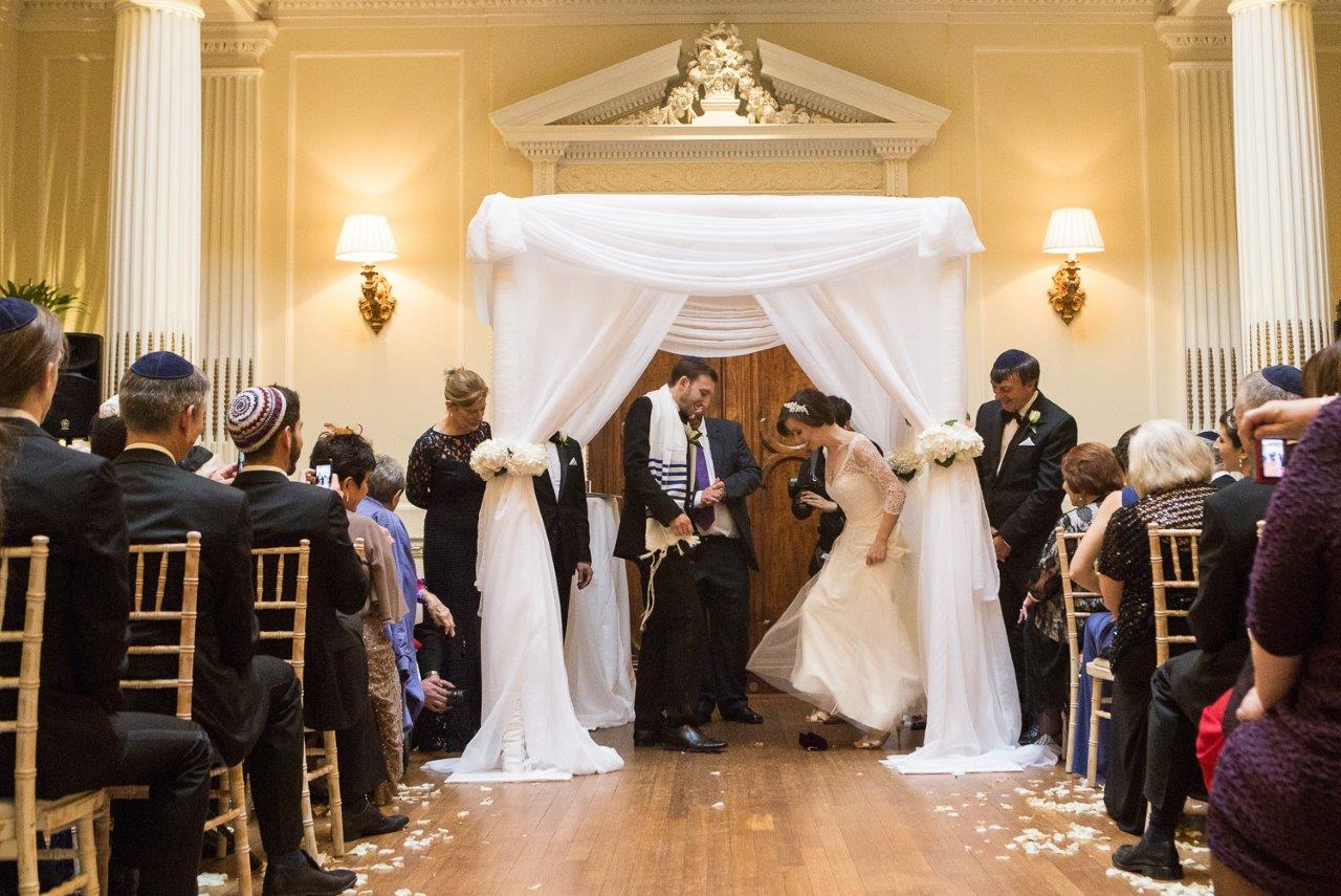 Our Centre Hall suits all types of ceremony, like this Jewish wedding last summer
