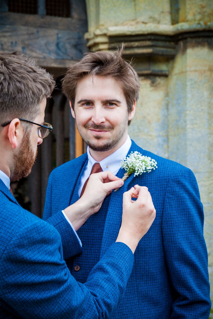 I adore this suit texture and colour!