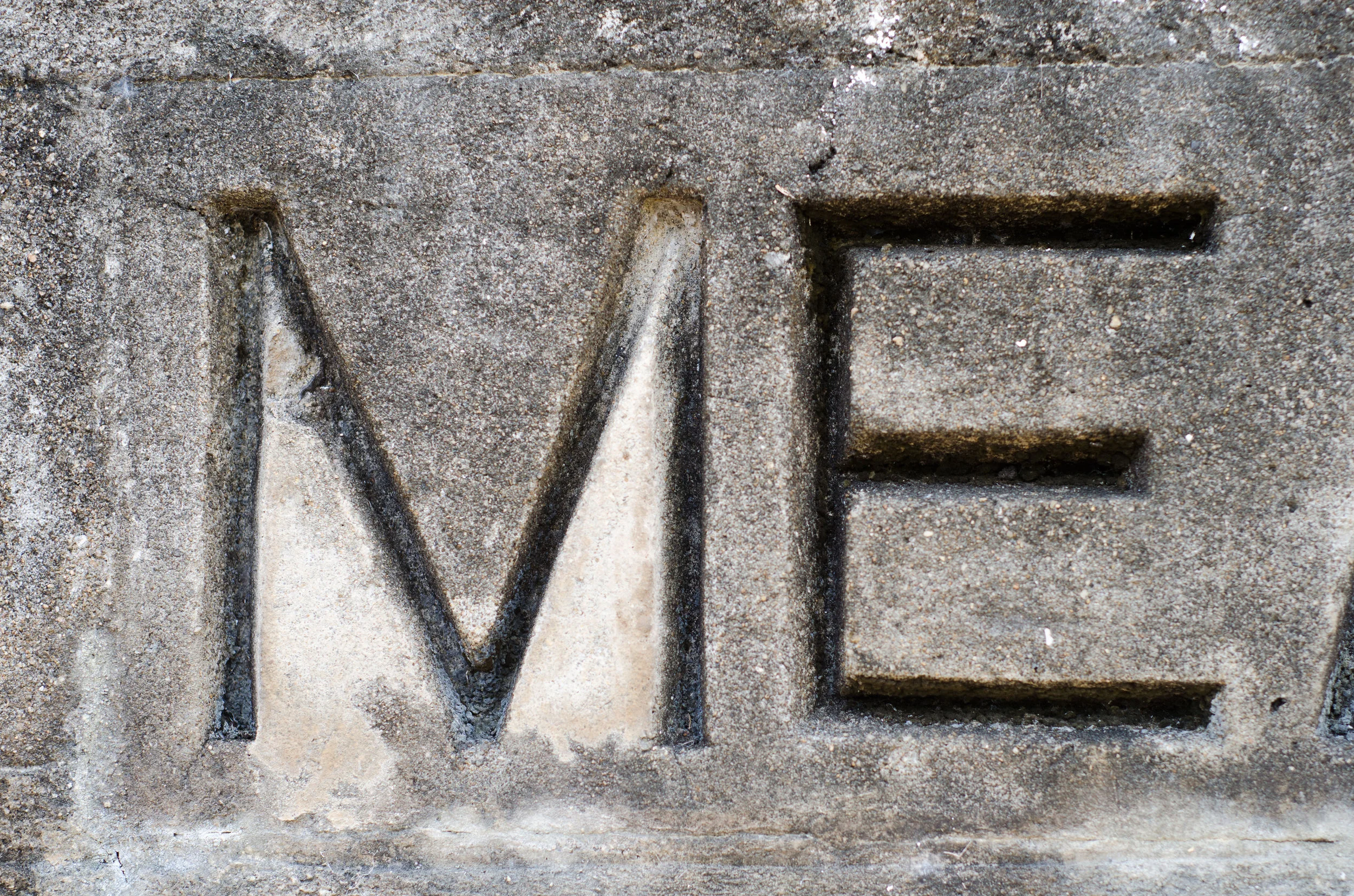 me in words, concrete paving,